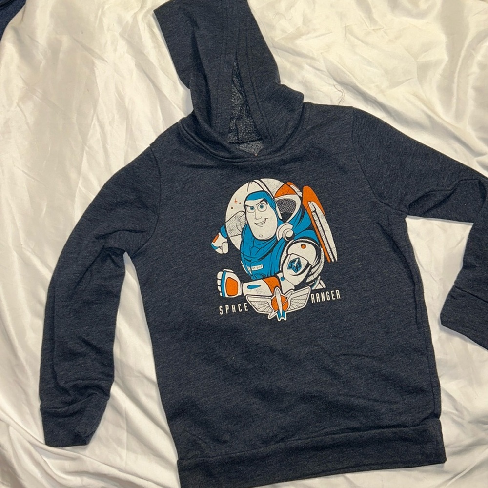 Boy Buzz Lightyear Disney Jumping Beans Softest Fleece Sweatshirt size 7